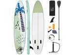 COSTWAY 335 x 76 x 15cm Aufblasbares Stand Up Paddling Board, mit Paddel