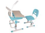 Vipack Comfortline Kinderschreibtisch 301 inkl. Stuhl, blau höhenverstellbar