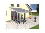 Gutta 4293112 Terrassenüberdachung weiß, 306 x 406 cm