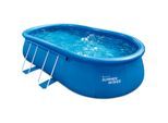 Summer Waves Quick Set Pool 549x305x107 cm blau