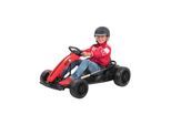 Drift-Kart SX1968, Drift-Scooter Go-Kart 700 Watt, EVA-Weichgummireifen vorne, Bremsautomatik (Rot)