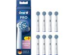 Oral-B Aufsteckbürsten Pro Sensitive Clean, X-förmige Borsten, weiß