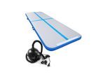 Air Track Matte - aufblasbare Trainingsmatte 300 x 100 x 10 cm inklusive elektrischer Pumpe