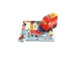 TOPBRIGHT Wooden Jigsaw Puzzle Fire Department with Fire Truck Holz