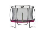 EXIT Silhouette Trampolin + Sicherheitsnetz 244 (8ft)Rosa