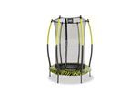 EXIT Tiggy Junior Trampoline ø140cm Lime + Sicherheitsnetz