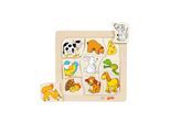 Goki Wooden Jigsaw Puzzle Who Eats What? Holz