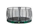 EXIT Elegant Ground 427 (14ft) RUND + Sicherheitsnetz Economy grün