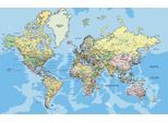 Papermoon Fototapete »World Map«