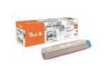 Peach O4348/69 Toner ma ersetzt OKI 43487710 für z.B. OKI C 8600 CDTN, OKI C 8600 DN, OKI C 8600 DTN, OKI C 8600 N, OKI C 8600, OKI C 8800 CDTN (wiederaufbereitet)