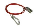 Carpoint - Cable frein securite remorque avec mousqueton 1m 1500N 150kg