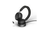 Jabra Headset »Evolve2 75 Duo MS«, Active Noise Cancelling (ANC)