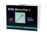 BD Micro-Fine+ Insulinspr.0,5 ml U100 12,7 mm 100X0.5 ml