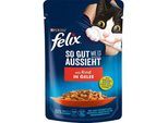 felix® Katzen-Nassfutter So gut wie es aussieht in Gelee mit Rind 26x 85,0 g