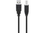 Pro USB 2.0 A/B - Schwarz - 5m