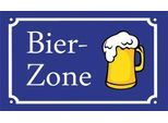 Flagge BIERZONE 90 x 150 cm mit 2 Messingösen