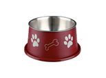 Trixie Long-Ear Bowl Stainless Steel/Plastic 0.9 l/ø 15 cm assorted colours