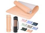 EliteAthlete® Yogamatte - Apricot Ivory