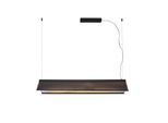 LED-Hängeleuchte Ludovico Surface, 115 cm, schwarz