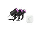 Philips Hue Lily Outdoor Bundle 3er-Spot + Bridge