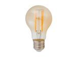 E27 LED-Lampe Filament 6W 500 lm, amber, 1.800 K