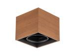 Flos Architectural FLOS Compass Box H135 - Deckenleuchte teak