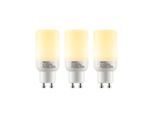 Arcchio LED-Röhrenlampe GU10 3W 3.000K 3er-Set