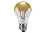 SEGULA LED-Lampe E27 3,2W 927 Kopfspiegel gold