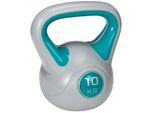 SPORTNOW Kettlebell mit Griff blau 22L x 16B x 26H cm