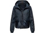 NAVAHOO Damen Ultraleichte Wendejacke 2-in-1 Übergangsjacke mit Kapuze Sunitaa