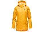 NAVAHOO Damen Warmer Regenjacke Wasserdichter Regenmantel mit Kapuze Oceans Heart