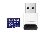 Samsung Speicherkarte »PRO Plus (2023) microSD, inkl. USB-Kartenleser«, (UHS Class 3 180 MB/s Lesegeschwindigkeit)