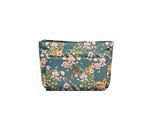 Gillian Jones 3-room cosmetic bag - Green flower