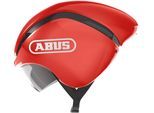 Rennradhelm ABUS "GAMECHANGER TT" Gr. M, rot, Helme, M Kopfumfang: 54cm - 58cm, glänzend, unifarben
