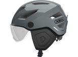 Fahrradhelm ABUS "PEDELEC 2.0 ACE" Helme Gr. S Kopfumfang: 51 cm - 55 cm, grau Fahrradhelme für Erwachsene