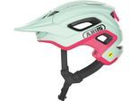 Mountainbikehelm ABUS "CLIFFHANGER MIPS" Gr. S, grün (mintgrün), Helme, S Kopfumfang: 51cm - 55cm, unifarben mit Farbeinsatz