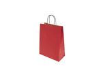 ratioform Papiertragetasche Toptwist, farbig, rot, LxBxH 240 x 110 x 310 mm, VE 150 Stk, ab 5 VE