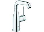 GROHE Waschtischarmatur Essence M-Size U-Auslauf glatter Körper chrom, 24176001 24176001