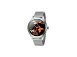 TPFNet Damen Smart Watch / Fitness Tracker IP68 - Milanaise Armband - Android & IOS - Silber