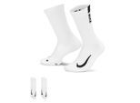 Nike Multiplier Crew Sokken (2 paar) - Wit