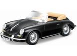 Bburago Sammlerauto Porsche 356B Cabrio (1961), Maßstab 1:24, schwarz