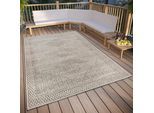 freundin Home Collection Teppich »Sophie«, rechteckig, In und Outdoor, Flachgewebe, wetterfest, pflegeleicht, robust