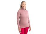 Icebreaker Merino 200 Oasis Thermo-Langarmshirt mit halblangem Reißverschluss - Frau - Crystal - Größe S