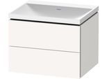 Duravit L-Cube c-shaped Set wandhängend Weiß Supermatt 600x480x480 mm - LC6950N84840000 LC6950N84840000