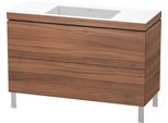 Duravit L-Cube c-bonded Set bodenstehend Nussbaum Matt 1200x480x698 mm - LC6939N7979 LC6939N7979