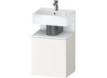 Duravit Qatego Waschtischunterbau wandhängend Weiß Supermatt 440x350x645 mm - QA4076L18840000 QA4076L18840000