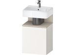 Duravit Qatego Waschtischunterbau wandhängend Weiß Supermatt 440x350x645 mm - QA4076L83840000 QA4076L83840000