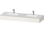 Duravit Qatego Einbauwaschtisch mit Konsole Weiß Supermatt 1600x550x170 mm - QA4695084840000 QA4695084840000