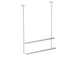 Avenarius Badetuchhalter 2-fach; für Duschabtrennung, Serie Univ., 9004580010 9004580010