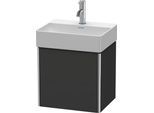 Duravit XSquare Waschtischunterbau wandhängend Graphit Supermatt 434x340x397 mm - XS4060R8080 XS4060R8080